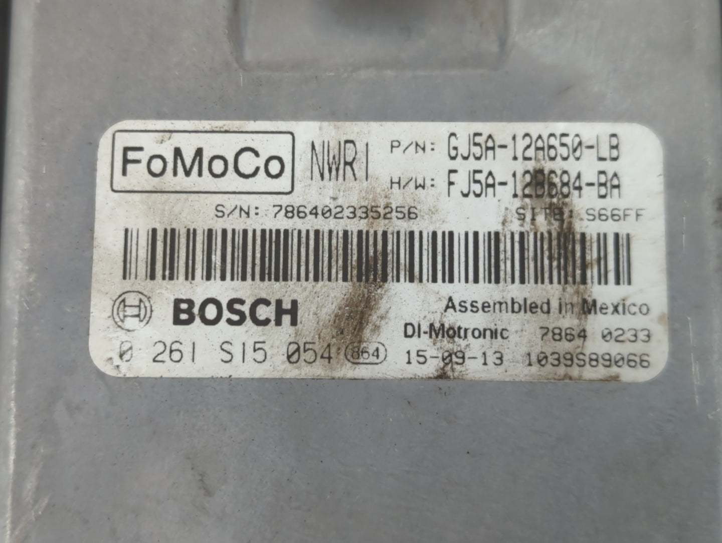 2015-2016 Ford Escape PCM Engine Control Computer ECU ECM PCU OEM P/N:FJ5A-12B684-BA GJ5A-12A650-LB Fits Fits 2015 2016 OEM 