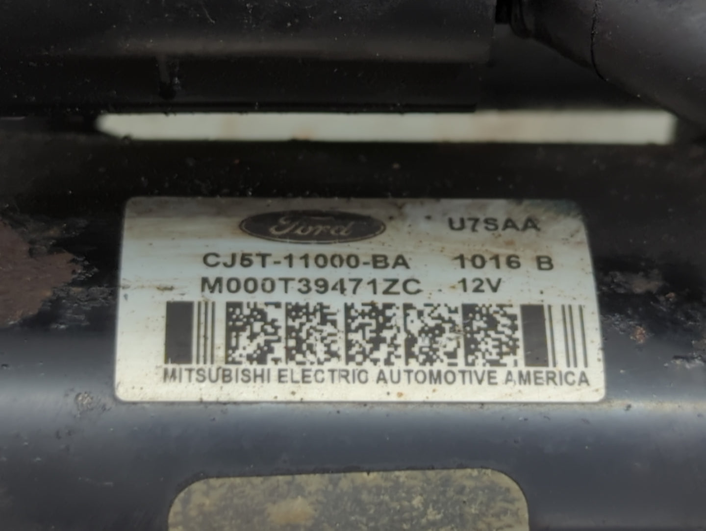 2013-2016 Ford Escape Car Starter Motor Solenoid OEM P/N:M000T39471ZC CJ5T-11000-BA Fits Fits 2013 2014 2015 2016 OEM Used A
