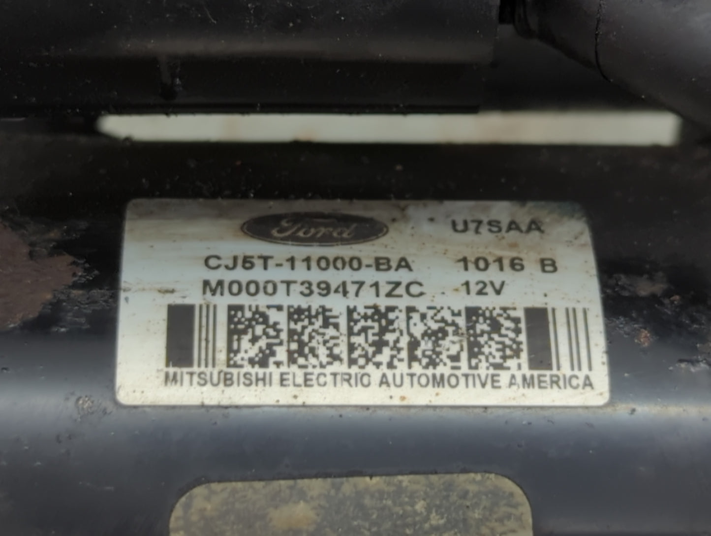 2013-2016 Ford Escape Car Starter Motor Solenoid OEM P/N:M000T39471ZC CJ5T-11000-BA Fits Fits 2013 2014 2015 2016 OEM Used A