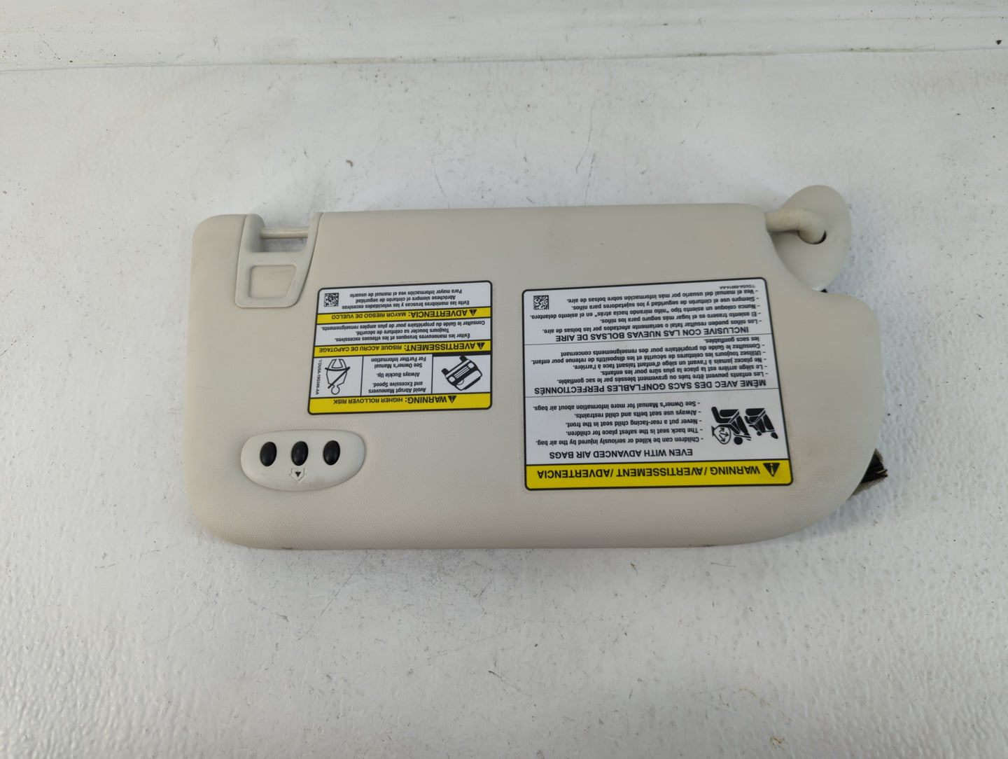2013-2019 Ford Escape Sun Visor Shade Replacement Driver Left Mirror Fits Fits 2013 2014 2015 2016 2017 2018 2019 OEM Used A