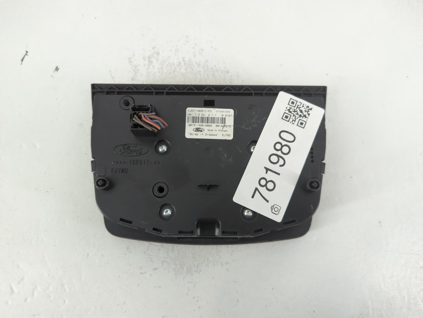 2013-2016 Ford Escape Radio AM FM Cd Player Receiver Replacement P/N:90151-696 CJ5T-18K811-FD Fits Fits 2013 2014 2015 2016 