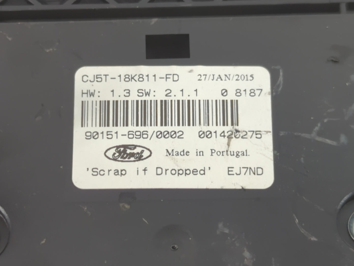 2013-2016 Ford Escape Radio AM FM Cd Player Receiver Replacement P/N:90151-696 CJ5T-18K811-FD Fits Fits 2013 2014 2015 2016 