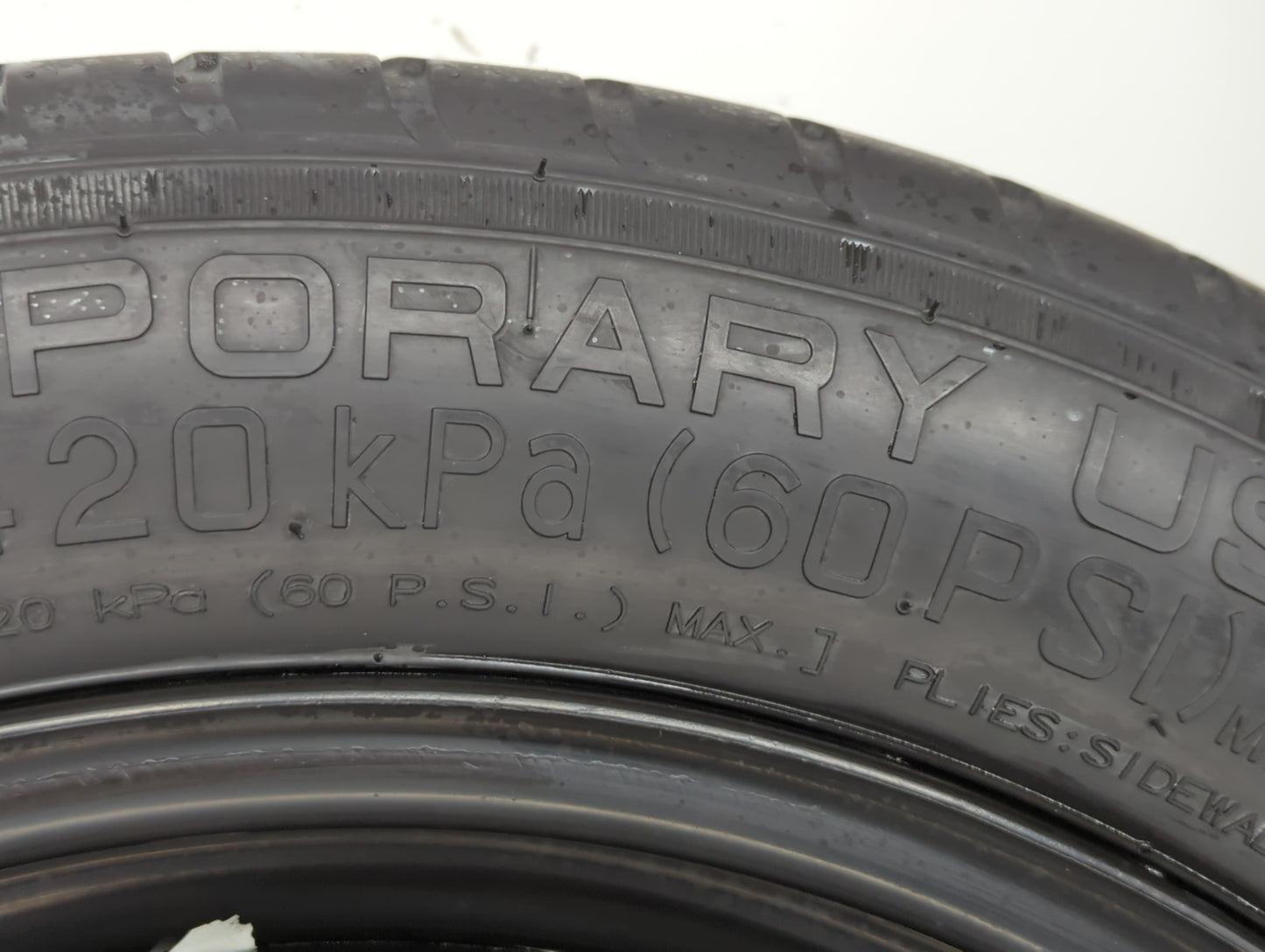 2013-2016 Ford Escape Spare Donut Tire Wheel Rim Oem - Oemusedautoparts1.com