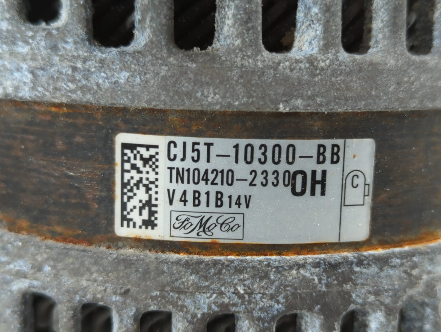 2013-2019 Ford Escape Alternator Replacement Generator Charging Assembly Engine OEM P/N:CJ5T-10300-BB Fits OEM Used Auto Par