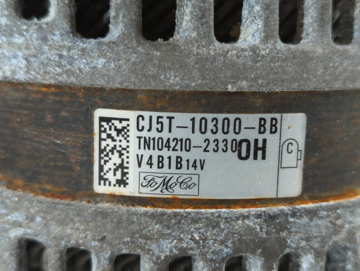 2013-2019 Ford Escape Alternator Replacement Generator Charging Assembly Engine OEM P/N:CJ5T-10300-BB Fits OEM Used Auto Par