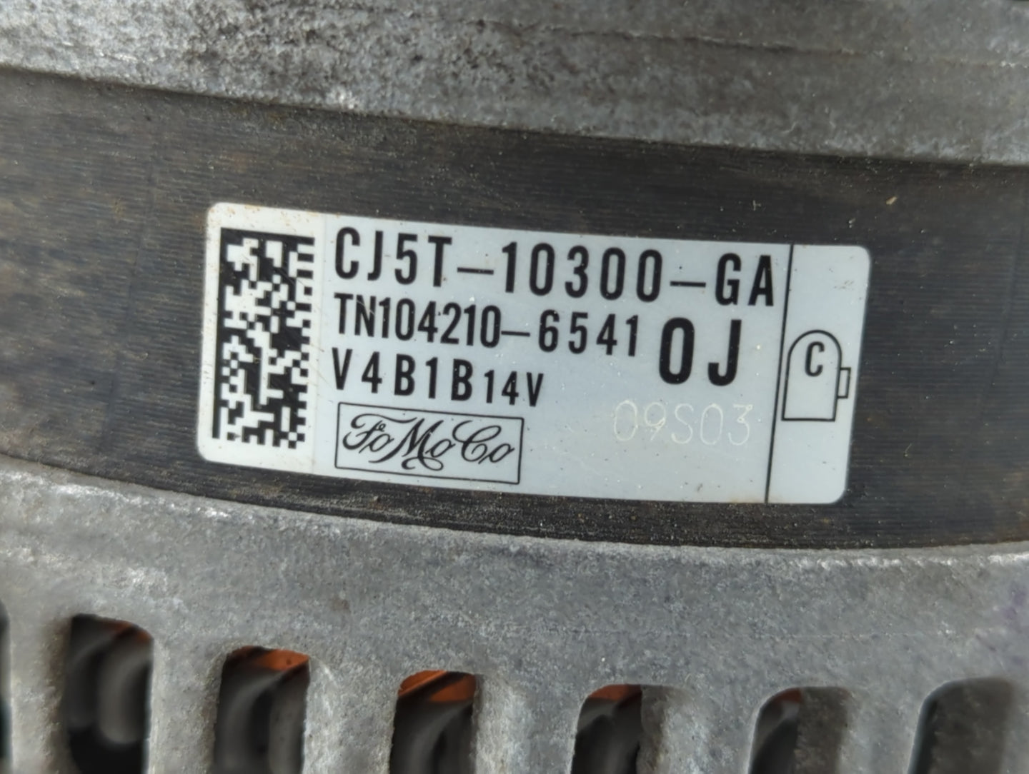 2013-2019 Ford Escape Alternator Replacement Generator Charging Assembly Engine OEM P/N:CJ5T-10300-GA Fits OEM Used Auto Par