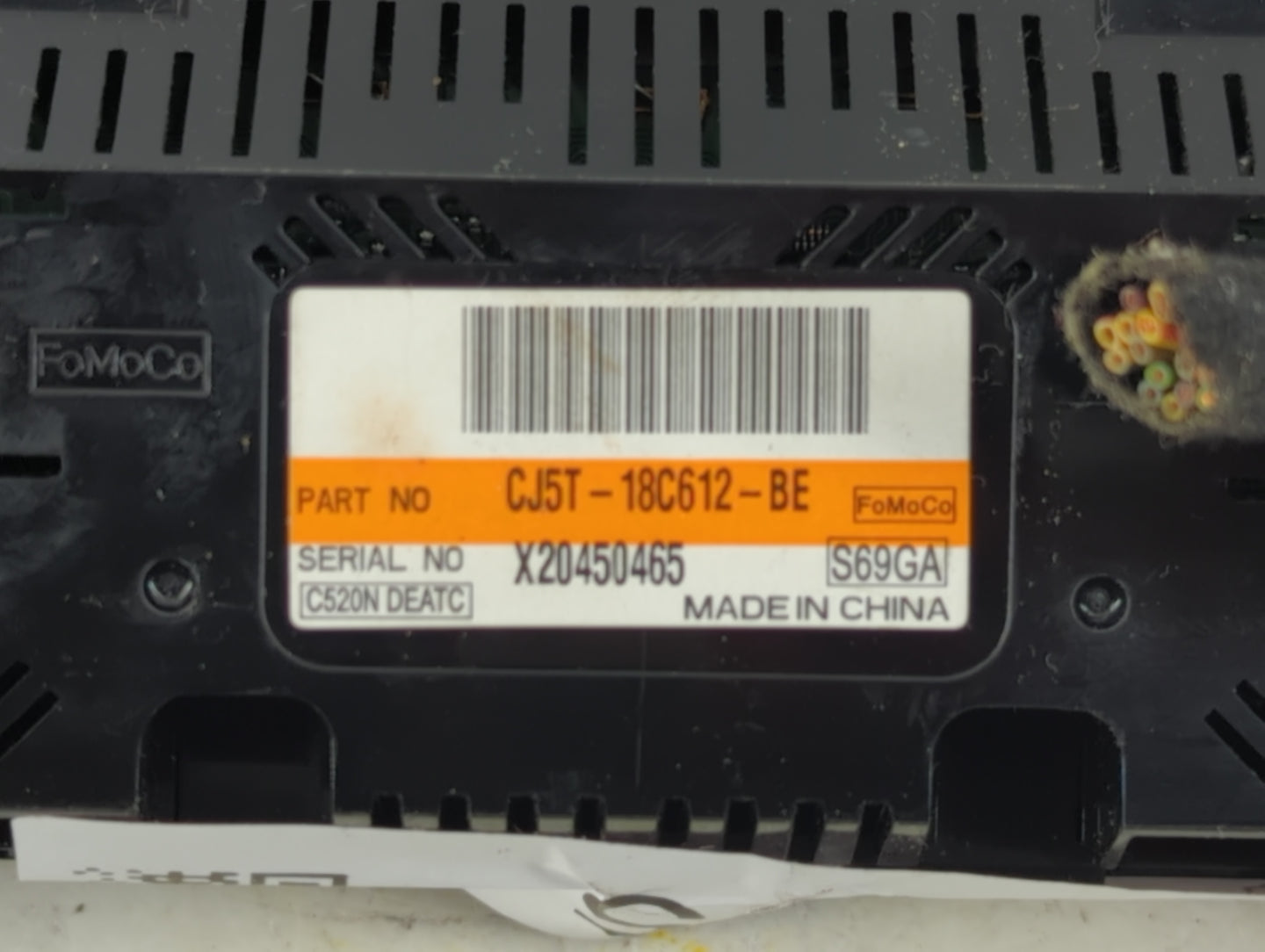 2015-2016 Ford Escape Climate Control Module Temperature AC/Heater Replacement P/N:CJ5T-18C612-BE Fits Fits 2015 2016 OEM Us