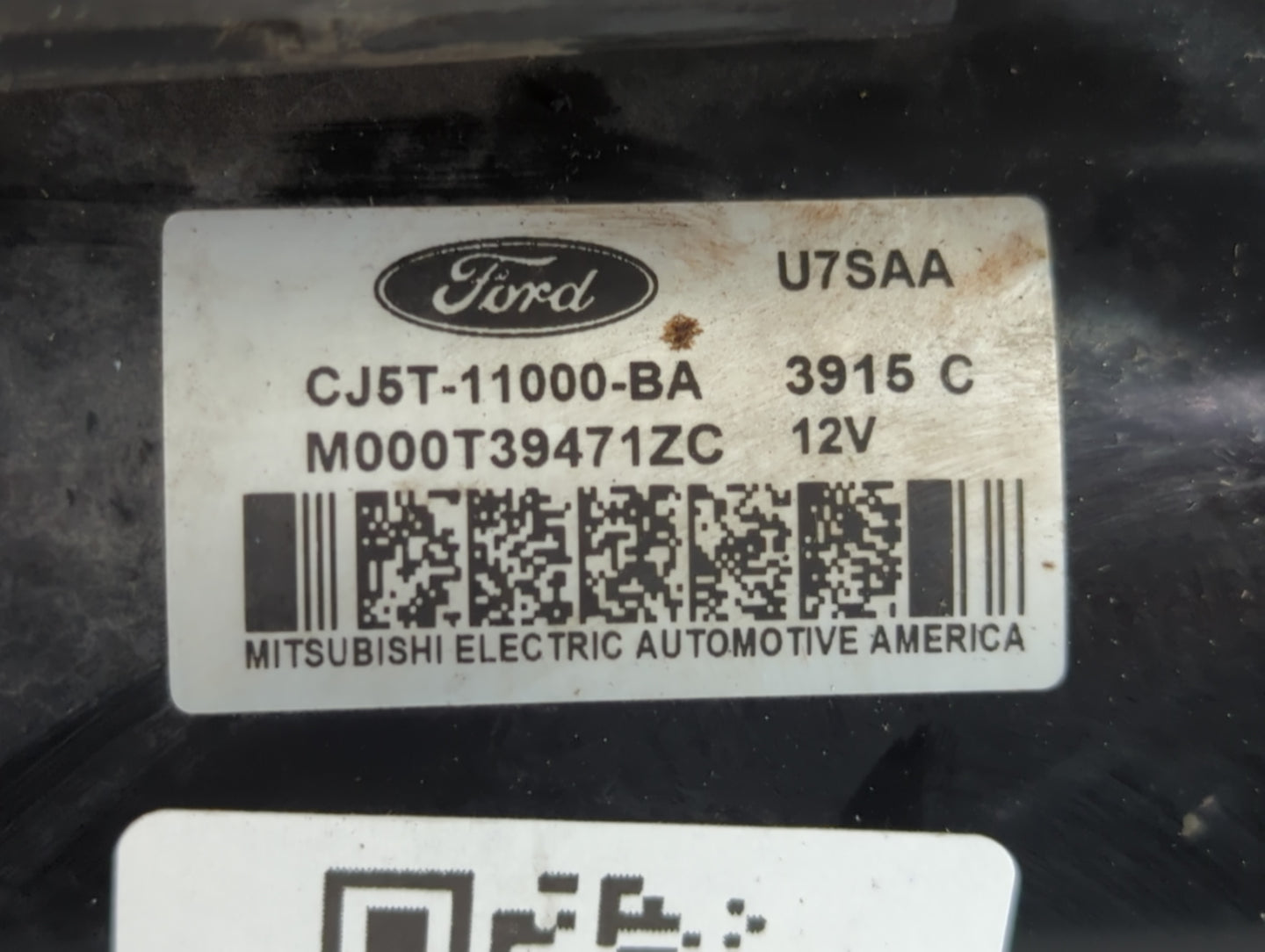 2013-2016 Ford Escape Car Starter Motor Solenoid OEM P/N:CJ5T-11000-BA Fits Fits 2013 2014 2015 2016 OEM Used Auto Parts - O
