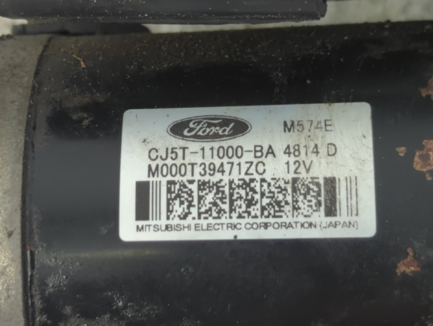 2013-2017 Ford Escape Car Starter Motor Solenoid OEM P/N:M000T39471ZC CJ5T-11000-BA Fits OEM Used Auto Parts - Oemusedautopa