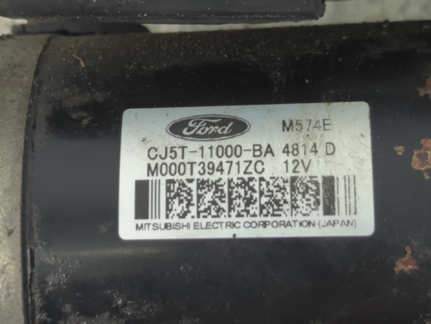 2013-2017 Ford Escape Car Starter Motor Solenoid OEM P/N:M000T39471ZC CJ5T-11000-BA Fits OEM Used Auto Parts - Oemusedautopa