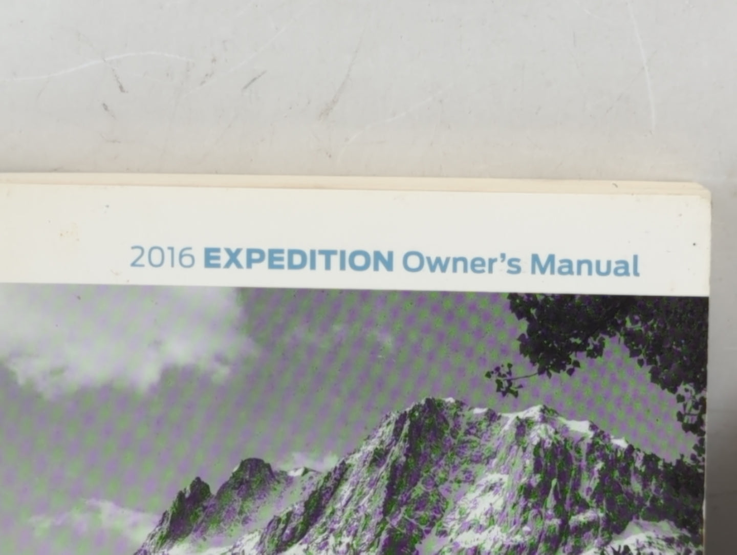 2016 Ford Expedition Owners Manual Book Guide P/N:GL1J 19A321 AA OEM Used Auto Parts - Oemusedautoparts1.com