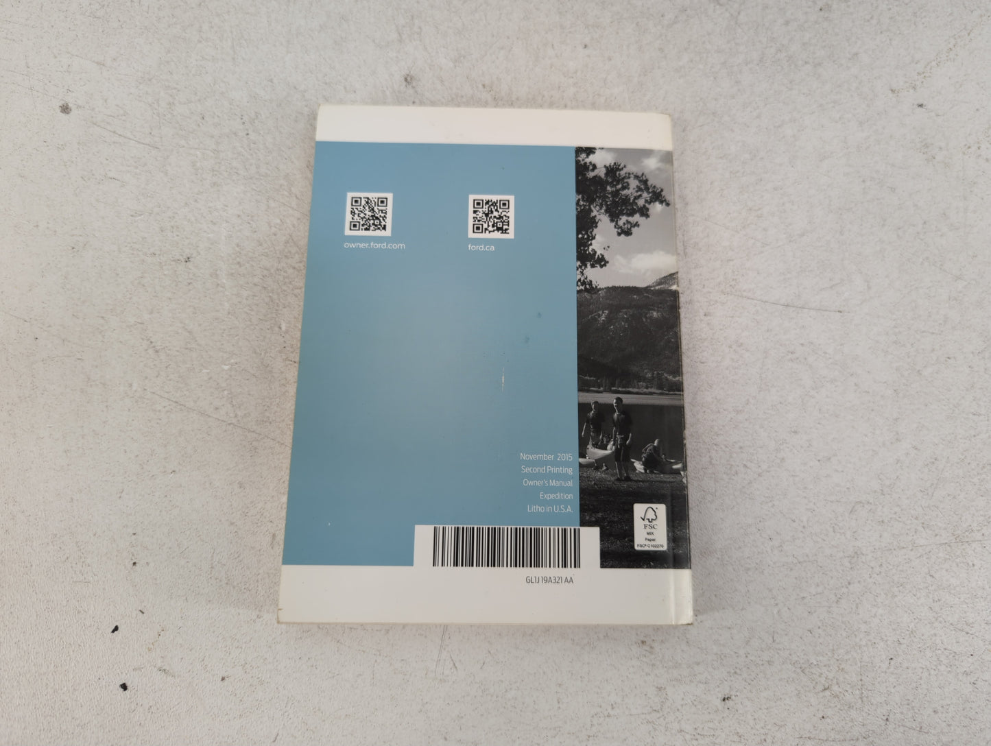 2016 Ford Expedition Owners Manual Book Guide P/N:GL1J 19A321 AA OEM Used Auto Parts - Oemusedautoparts1.com