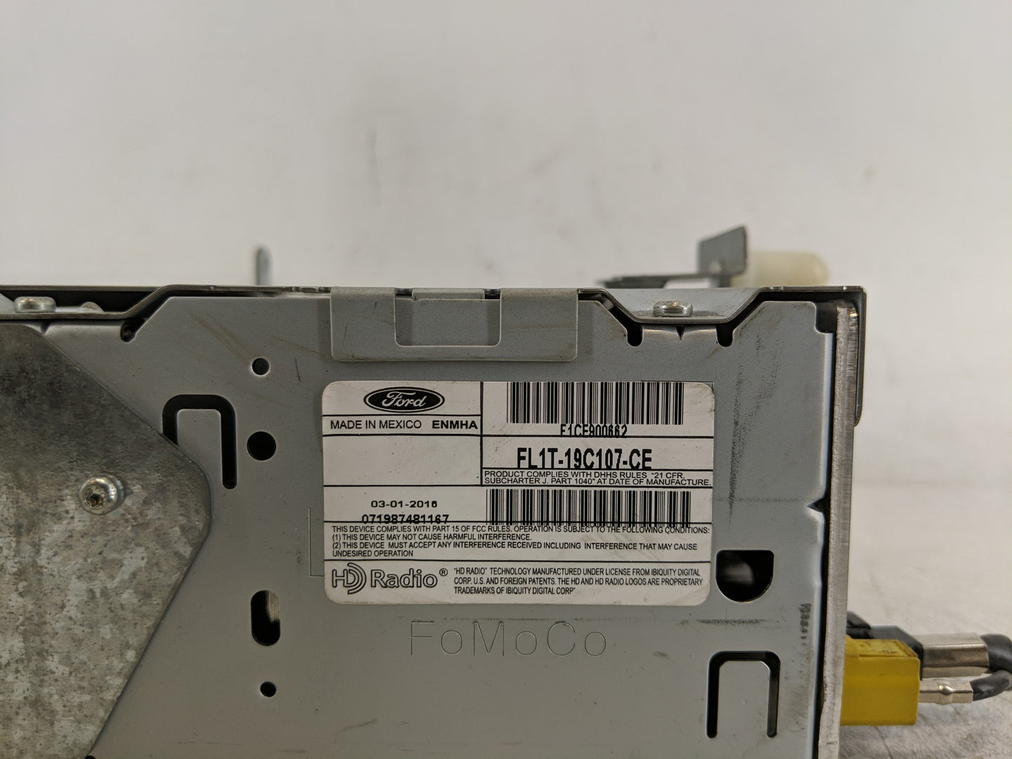 2015-2017 Ford Expedition Radio AM FM Cd Player Receiver Replacement P/N:FL1T-19C107-CE Fits Fits 2015 2016 2017 OEM Used Au