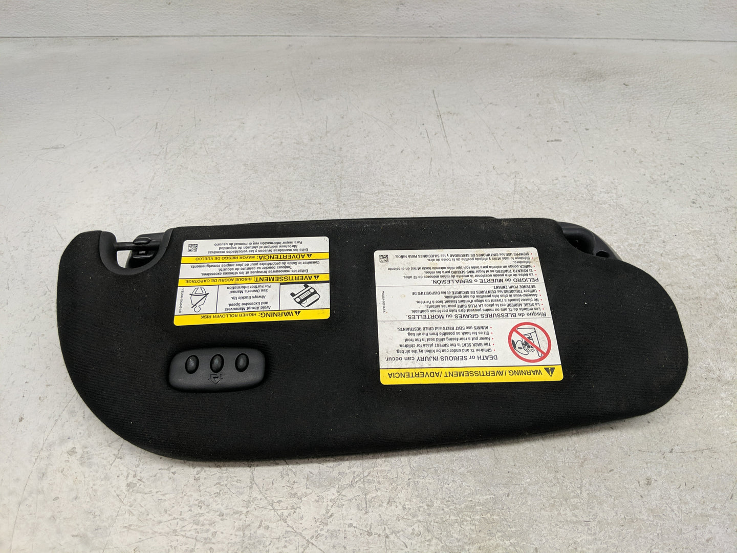 2016 Ford Expedition Sun Visor Shade Replacement Driver Left Mirror Fits OEM Used Auto Parts - Oemusedautoparts1.com