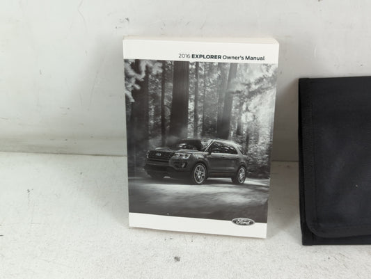 2016 Ford Explorer Owners Manual Book Guide P/N:GJ2J 19A321 AB OEM Used Auto Parts