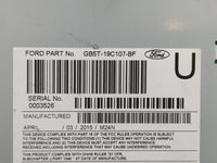 2016-2017 Ford Explorer Radio AM FM Cd Player Receiver Replacement P/N:GB5T-19C107-BF Fits Fits 2016 2017 OEM Used Auto Part
