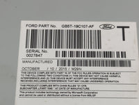 2016-2017 Ford Explorer Radio AM FM Cd Player Receiver Replacement P/N:GB5T-19C107-AF Fits Fits 2016 2017 OEM Used Auto Part