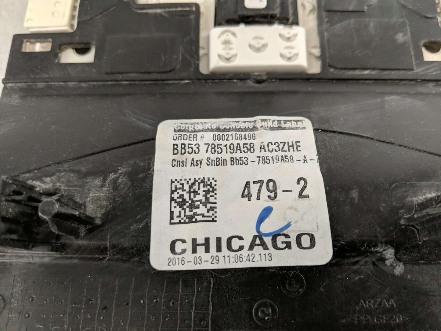 2016 Ford Explorer Overhead Roof Console 1188788 - Oemusedautoparts1.com