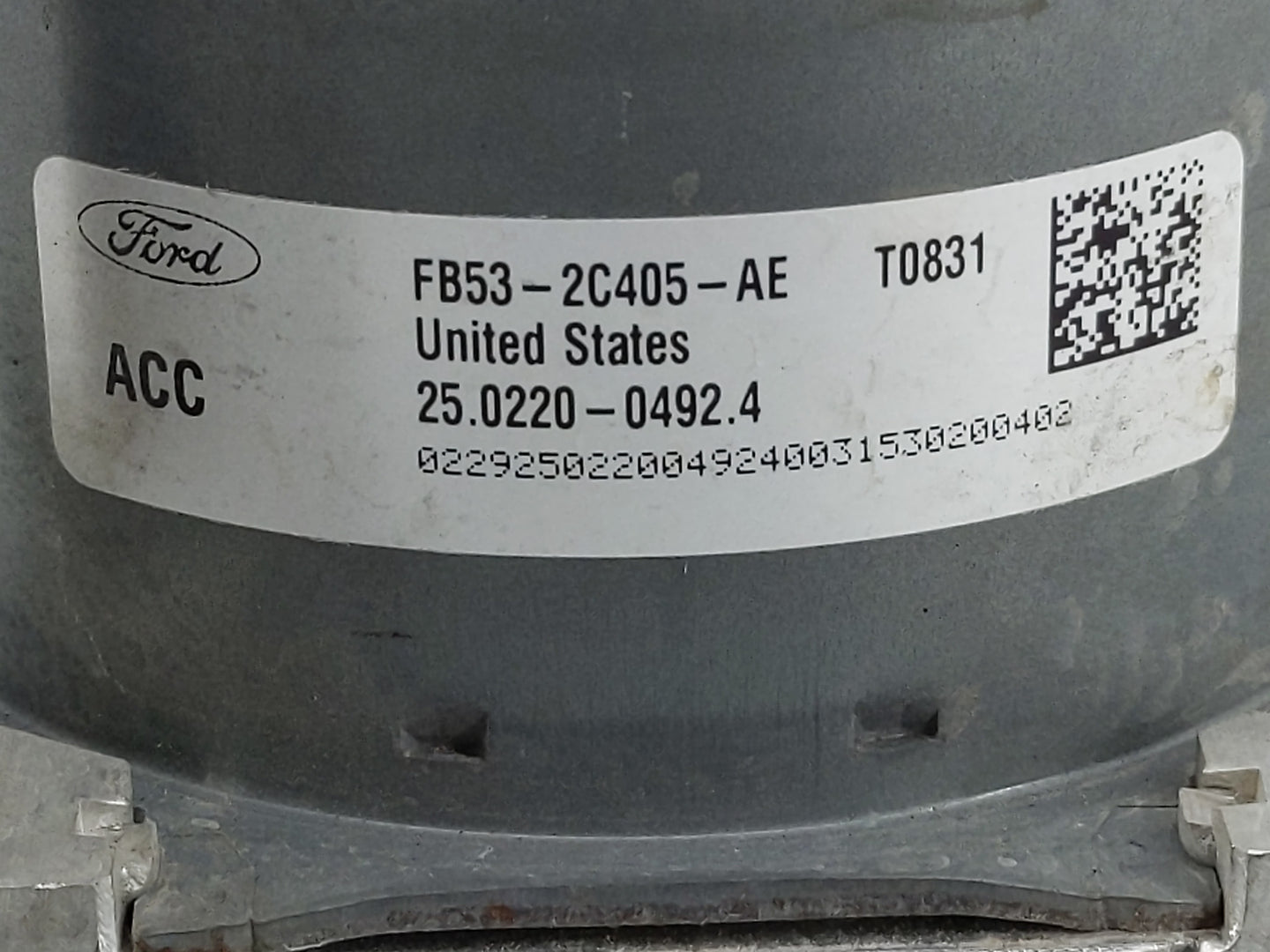 2016 Ford Explorer ABS Pump Control Module Replacement P/N:FB53-2C405-AE Fits OEM Used Auto Parts - Oemusedautoparts1.com