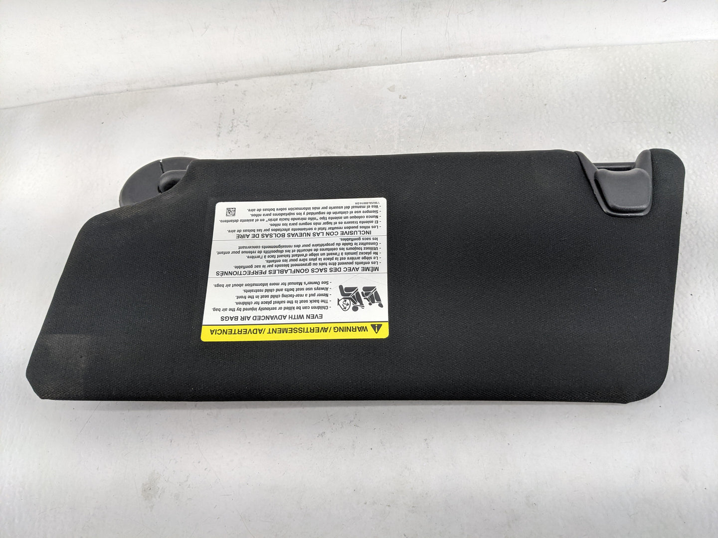 2016 Ford Explorer Sun Visor Shade Replacement Passenger Right Mirror Fits OEM Used Auto Parts - Oemusedautoparts1.com