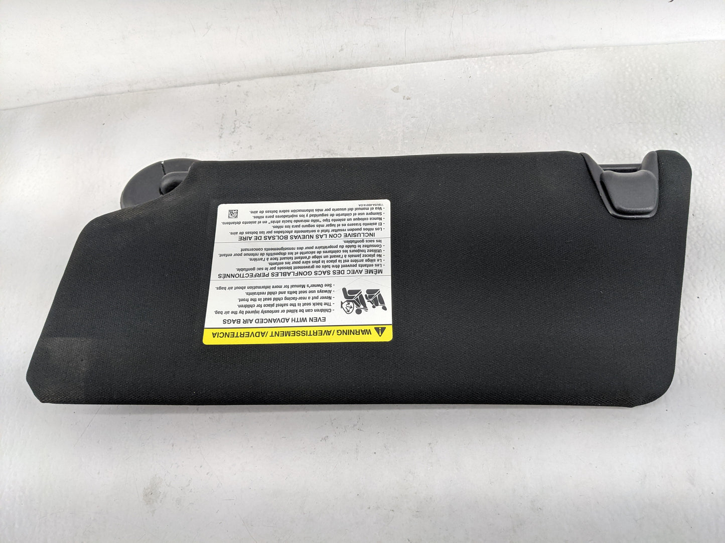 2016 Ford Explorer Sun Visor Shade Replacement Passenger Right Mirror Fits OEM Used Auto Parts - Oemusedautoparts1.com