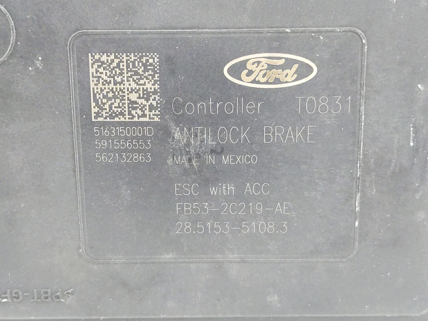 2016 Ford Explorer ABS Pump Control Module Replacement P/N:FB53-2C219-AE FB53-2C405-AE Fits OEM Used Auto Parts - Oemusedaut