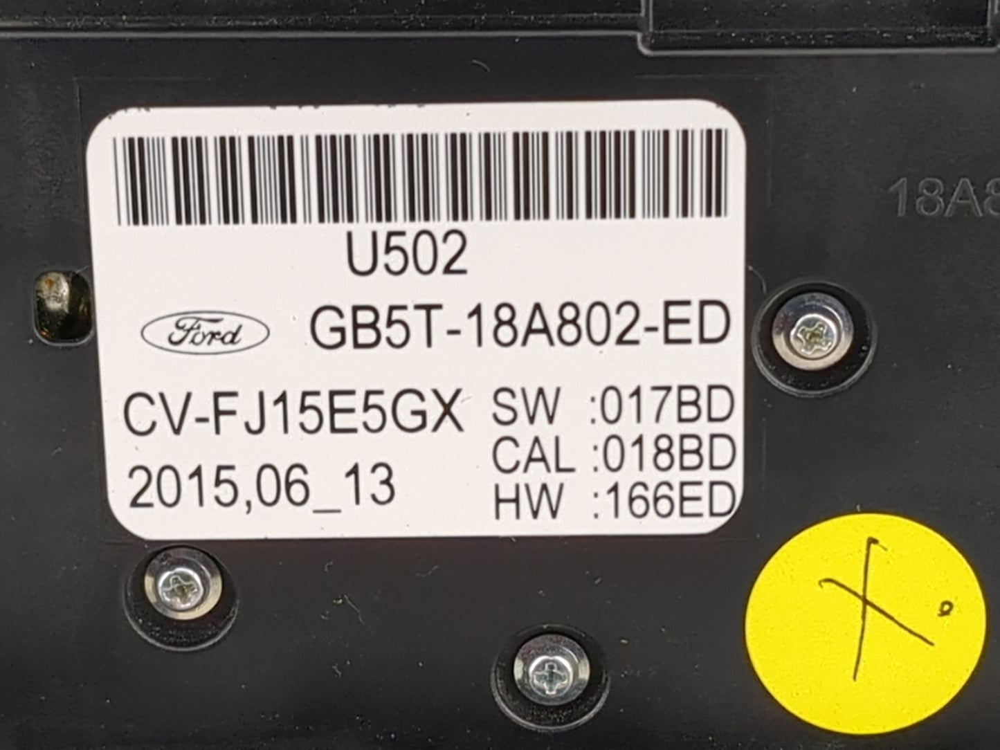 2016-2017 Ford Explorer Radio Control Panel - Oemusedautoparts1.com