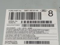 2016-2017 Ford Explorer Radio AM FM Cd Player Receiver Replacement P/N:GB5T-19C107-KA Fits Fits 2016 2017 OEM Used Auto Part