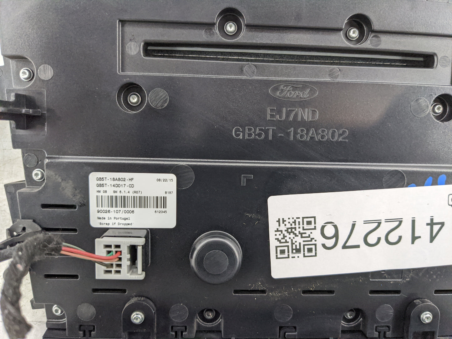 2016 Ford Explorer Radio AM FM Cd Player Receiver Replacement P/N:GB5T-18A802 Fits OEM Used Auto Parts - Oemusedautoparts1.c