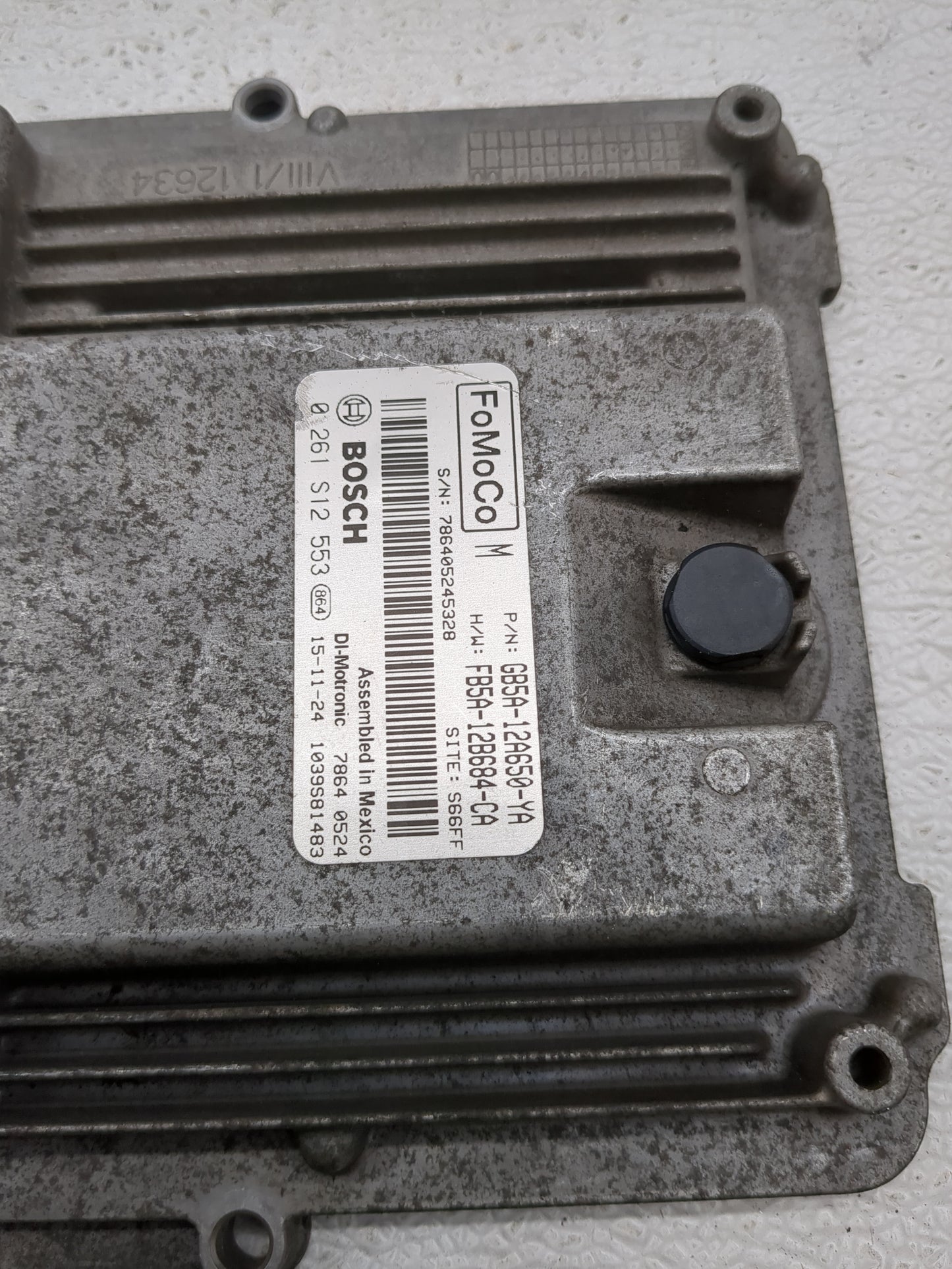 2016-2019 Ford Explorer PCM Engine Control Computer ECU ECM PCU OEM P/N:0 261 S12 553 GB5A-12A650-YA Fits OEM Used Auto Part