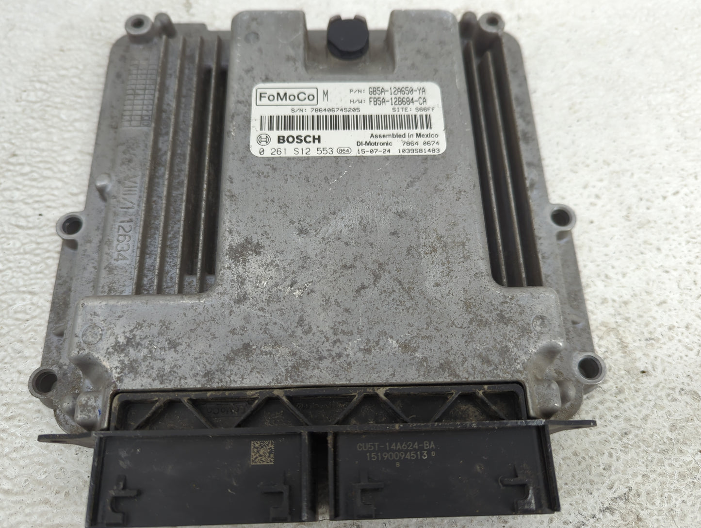 2016-2019 Ford Explorer PCM Engine Control Computer ECU ECM PCU OEM P/N:GB5A-12A650-YA FB5A-12B684-CA Fits OEM Used Auto Par