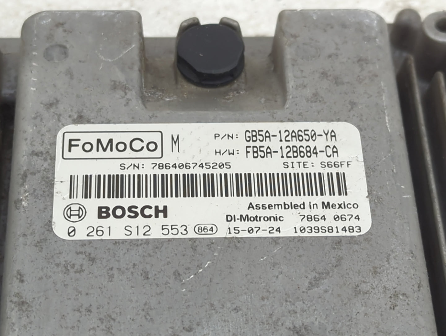 2016-2019 Ford Explorer PCM Engine Control Computer ECU ECM PCU OEM P/N:GB5A-12A650-YA FB5A-12B684-CA Fits OEM Used Auto Par