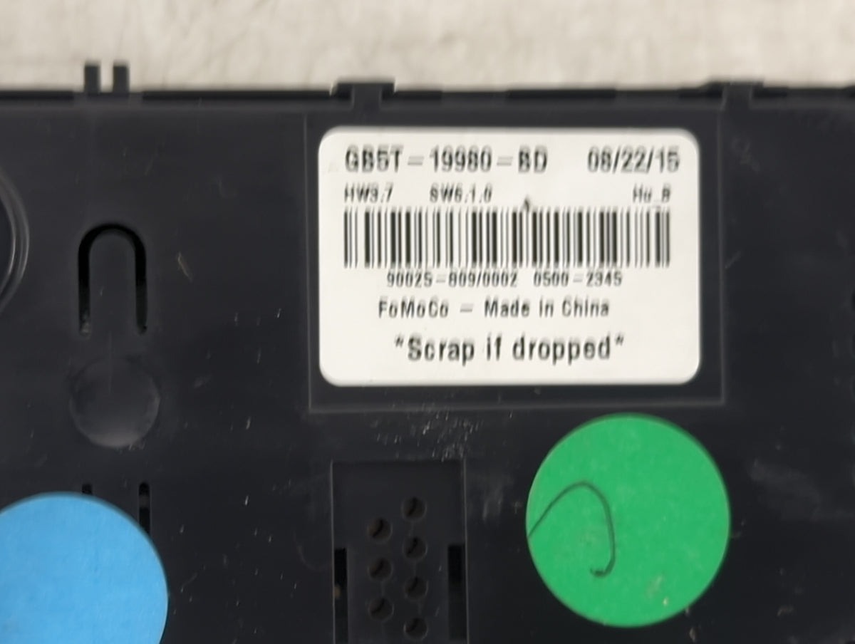 2016-2019 Ford Explorer Climate Control Module Temperature AC/Heater Replacement P/N:GB5T-19980-BD Fits Fits 2016 2017 2018 