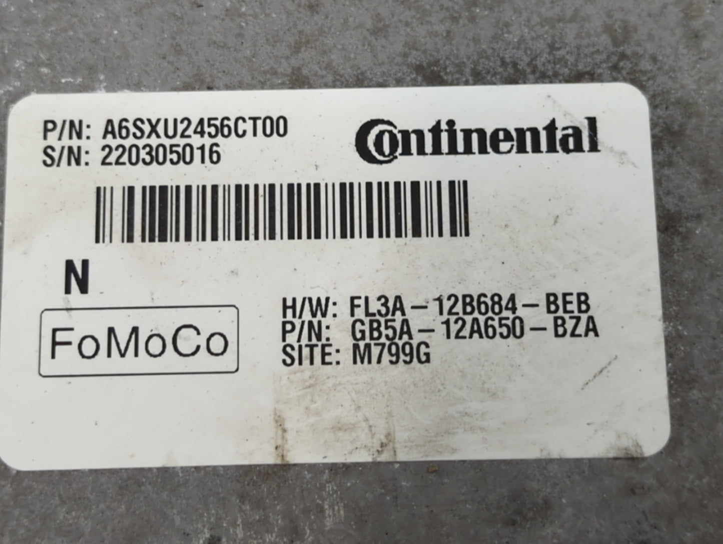 2016-2019 Ford Explorer PCM Engine Control Computer ECU ECM PCU OEM P/N:FL3A-12B684-BEB GB5A-12A650-BZA Fits OEM Used Auto P
