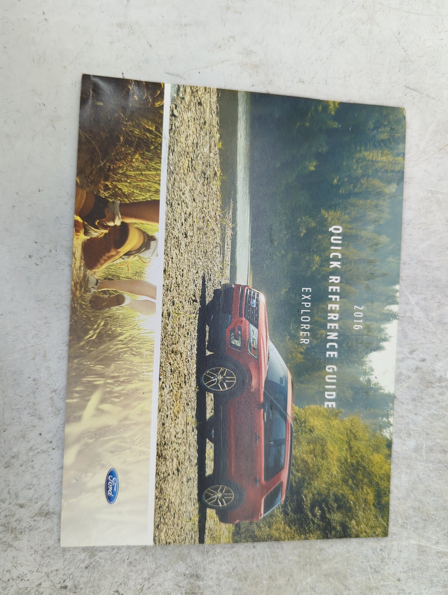 2016 Ford Explorer Owners Manual Book Guide P/N:GL2J19A321AB OEM Used Auto Parts - Oemusedautoparts1.com