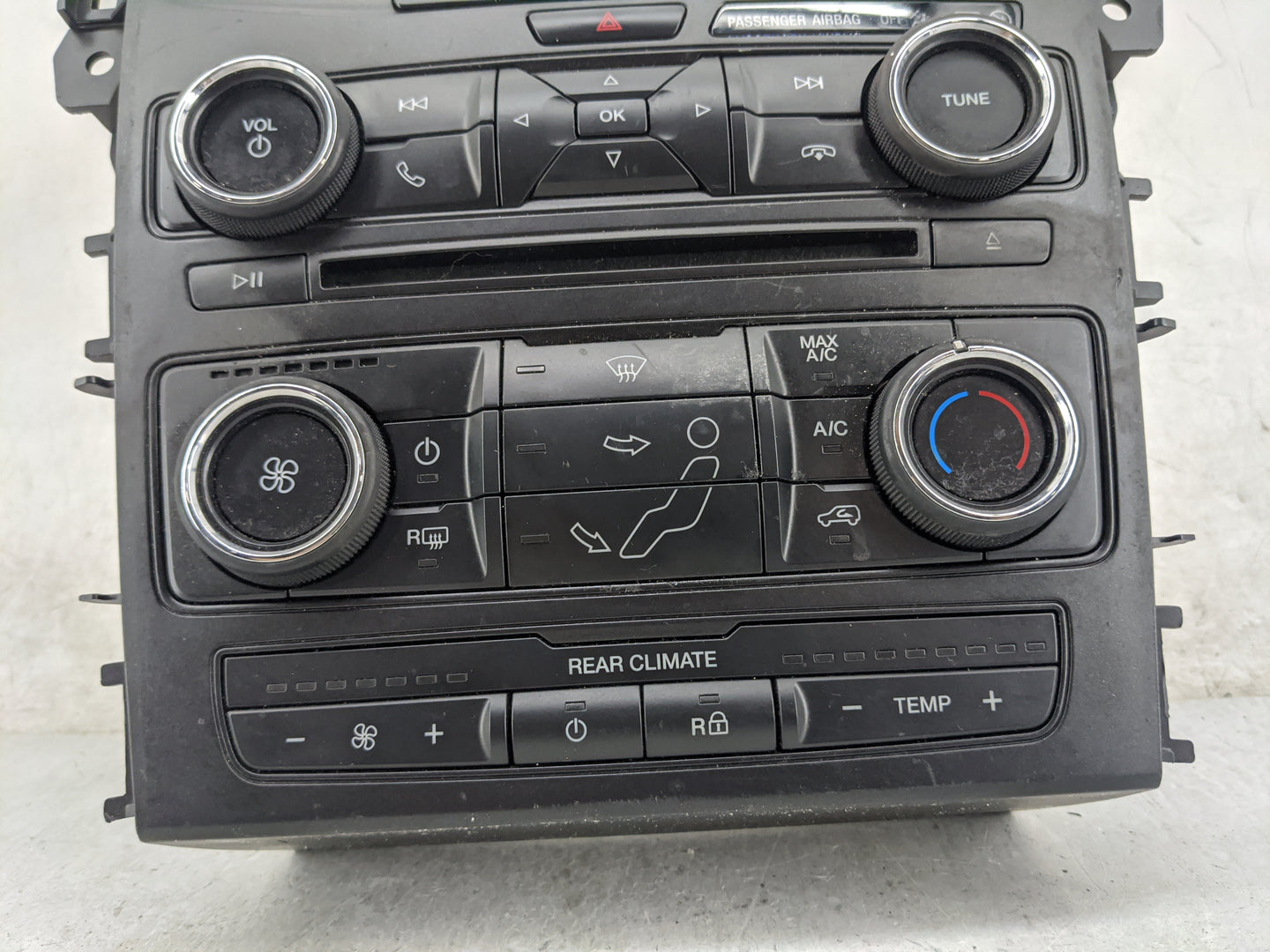 2016 Ford Explorer Climate Control Module Temperature AC/Heater Replacement P/N:GB5T-18A802-JD CV-FJ15E2GX Fits OEM Used Aut