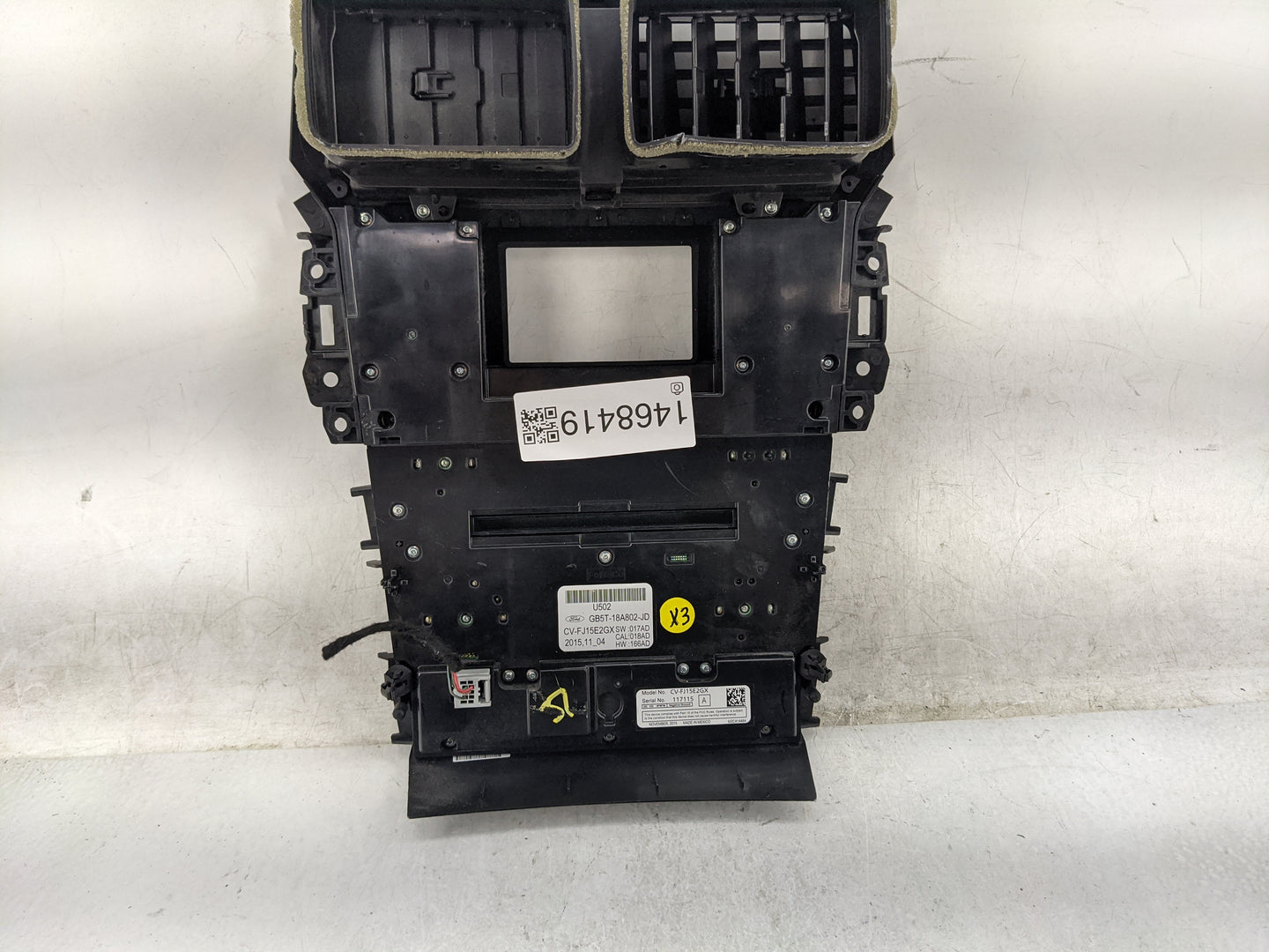 2016 Ford Explorer Climate Control Module Temperature AC/Heater Replacement P/N:GB5T-18A802-JD CV-FJ15E2GX Fits OEM Used Aut