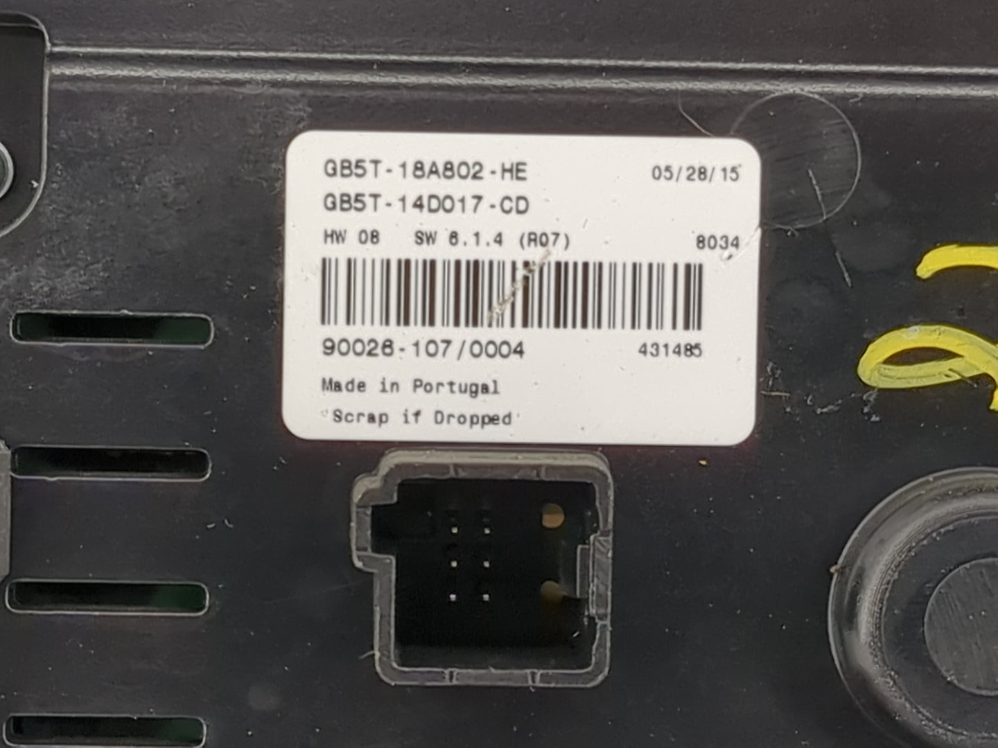 2016-2016 Ford Explorer Radio Control Panel 1481665 - Oemusedautoparts1.com
