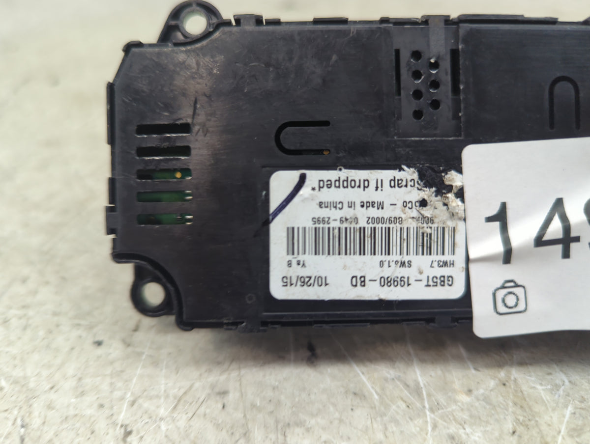 2016 Ford Explorer Climate Control Module Temperature AC/Heater Replacement P/N:GB5T-19980-BD Fits OEM Used Auto Parts - Oem