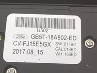 2016 Ford Explorer Climate Control Module Temperature AC/Heater Replacement P/N:GB5T-18A802-ED CV-FJ15E5GX Fits OEM Used Aut
