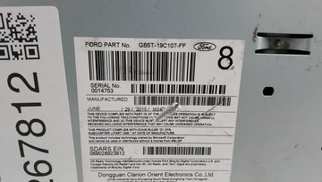2016-2016 Ford Explorer Am Fm Cd Player Radio Receiver - Oemusedautoparts1.com