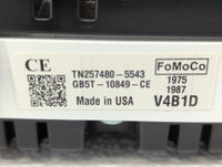 2016 Ford Explorer Instrument Cluster Speedometer Gauges P/N:GB5T-10849-CF GB5T-10849-CE Fits OEM Used Auto Parts - Oemuseda