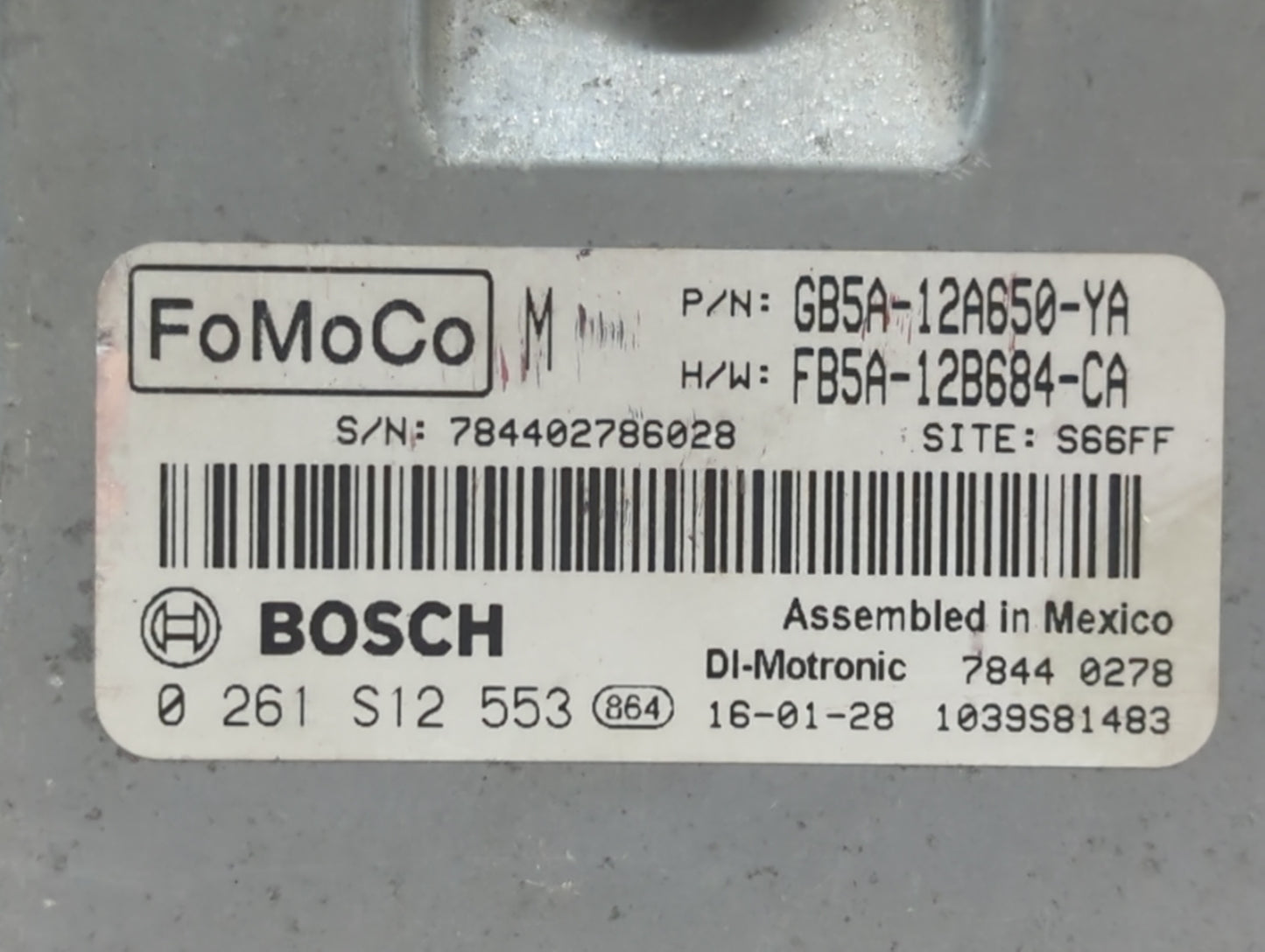 2016-2019 Ford Explorer PCM Engine Control Computer ECU ECM PCU OEM P/N:F2GA-12A650-BRB F2GA-12A650-BPC Fits OEM Used Auto P