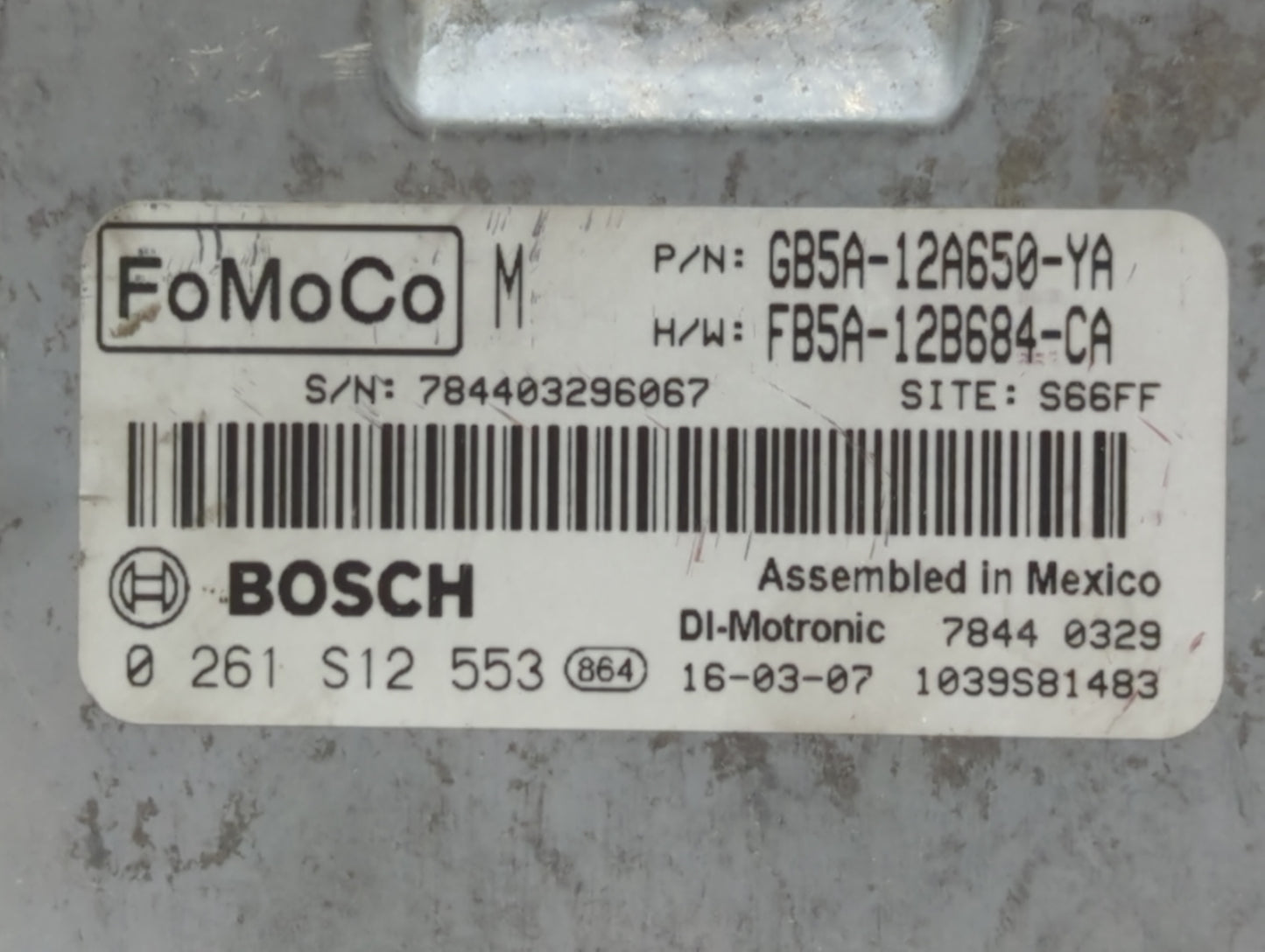 2016-2019 Ford Explorer PCM Engine Control Computer ECU ECM PCU OEM P/N:CU5T-14A624-BA Fits Fits 2015 2016 2017 2018 2019 OE