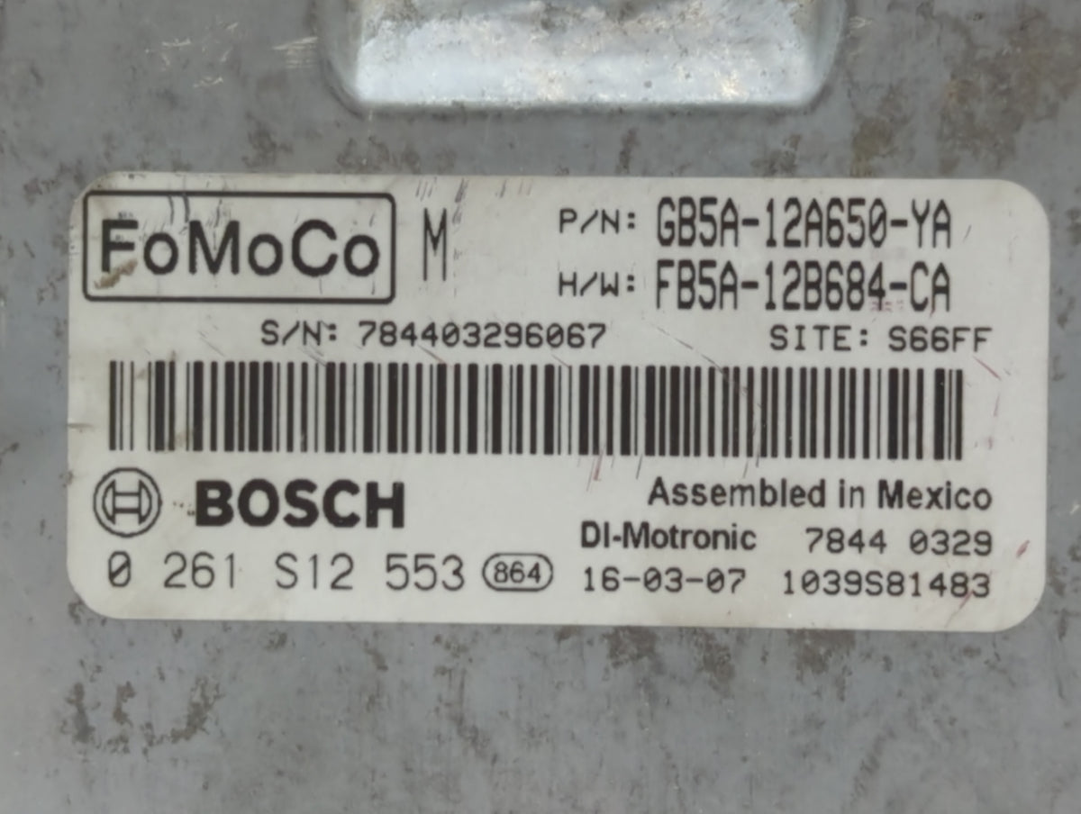 2016-2019 Ford Explorer PCM Engine Control Computer ECU ECM PCU OEM P/N:CU5T-14A624-BA Fits 2015 2016 2017 2018 2019 OEM Use