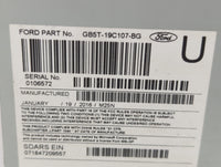 2016-2017 Ford Explorer Radio AM FM Cd Player Receiver Replacement P/N:GB5T-19C107-BG Fits Fits 2016 2017 OEM Used Auto Part