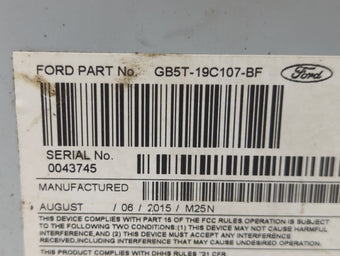 compare product 2014-2017 Ford Explorer Radio AM FM Cd Player Receiver Replacement P/N:GB5T-19C107-BF Fits Fits 2014 2015 2016 2017 OEM Used Auto Parts