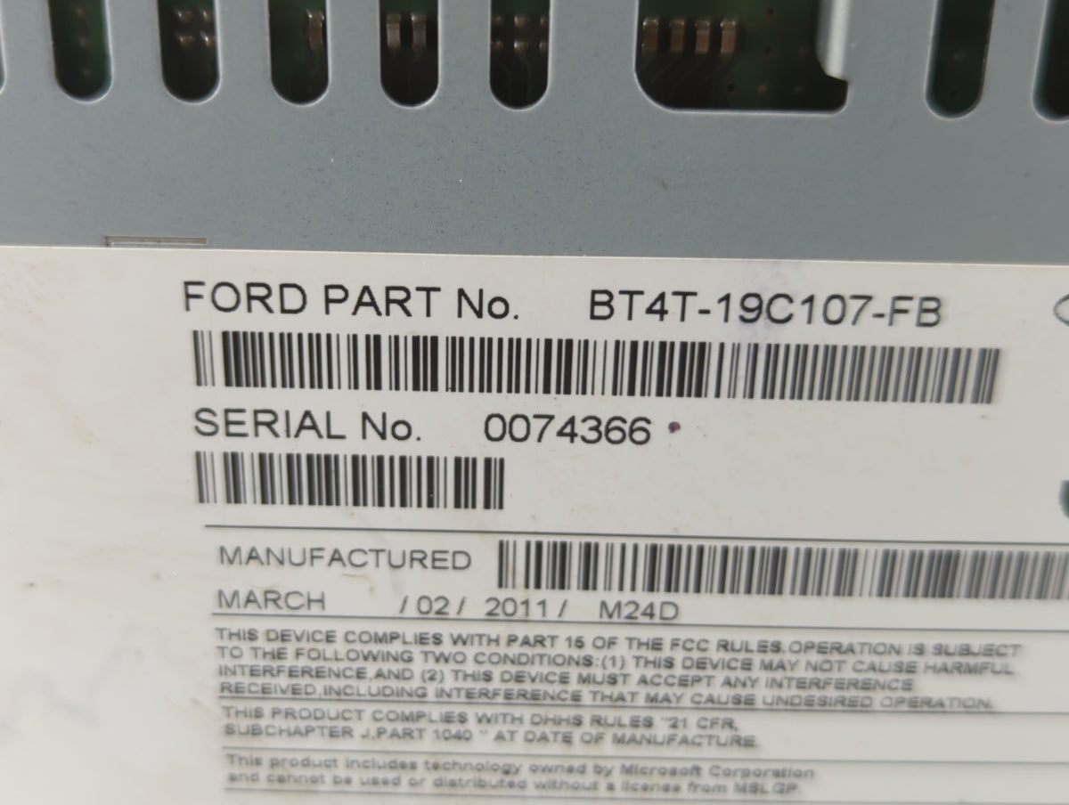 2016 Ford Explorer Am Fm Cd Player Radio Receiver 554854 - Oemusedautoparts1.com