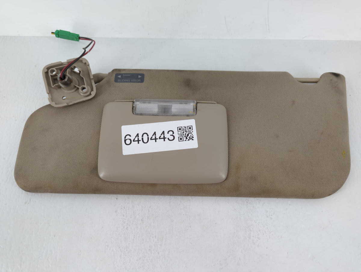 2016-2019 Ford Explorer Sun Visor Shade Replacement Passenger Right Mirror Fits Fits 2016 2017 2018 2019 OEM Used Auto Parts