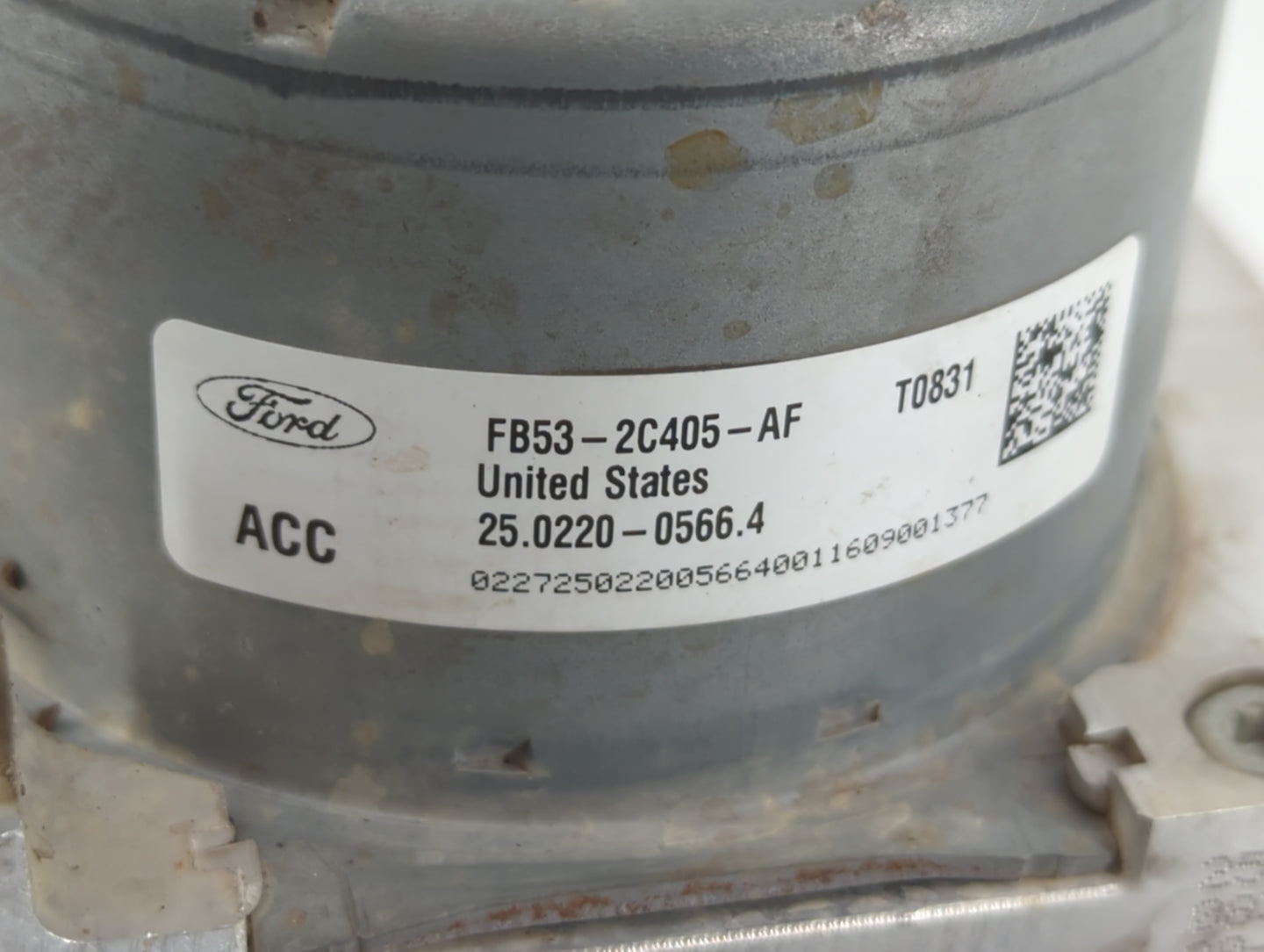 2016 Ford Explorer ABS Pump Control Module Replacement P/N:FB53-2C405-AF Fits OEM Used Auto Parts - Oemusedautoparts1.com